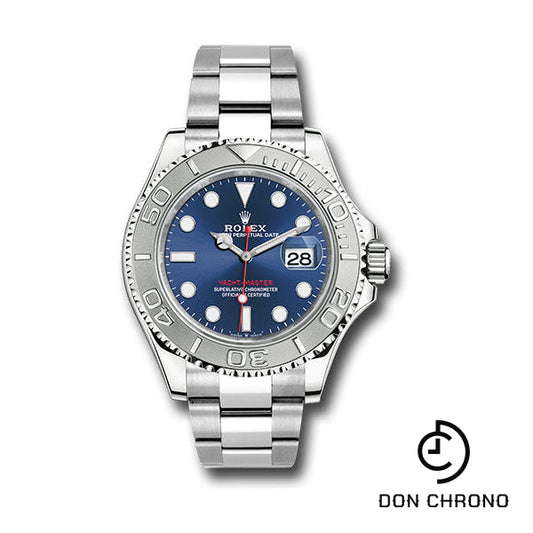 Rolex Steel and Platinum Yacht-Master 40 Watch - Blue Dial - 3235 Movement - 126622 blu