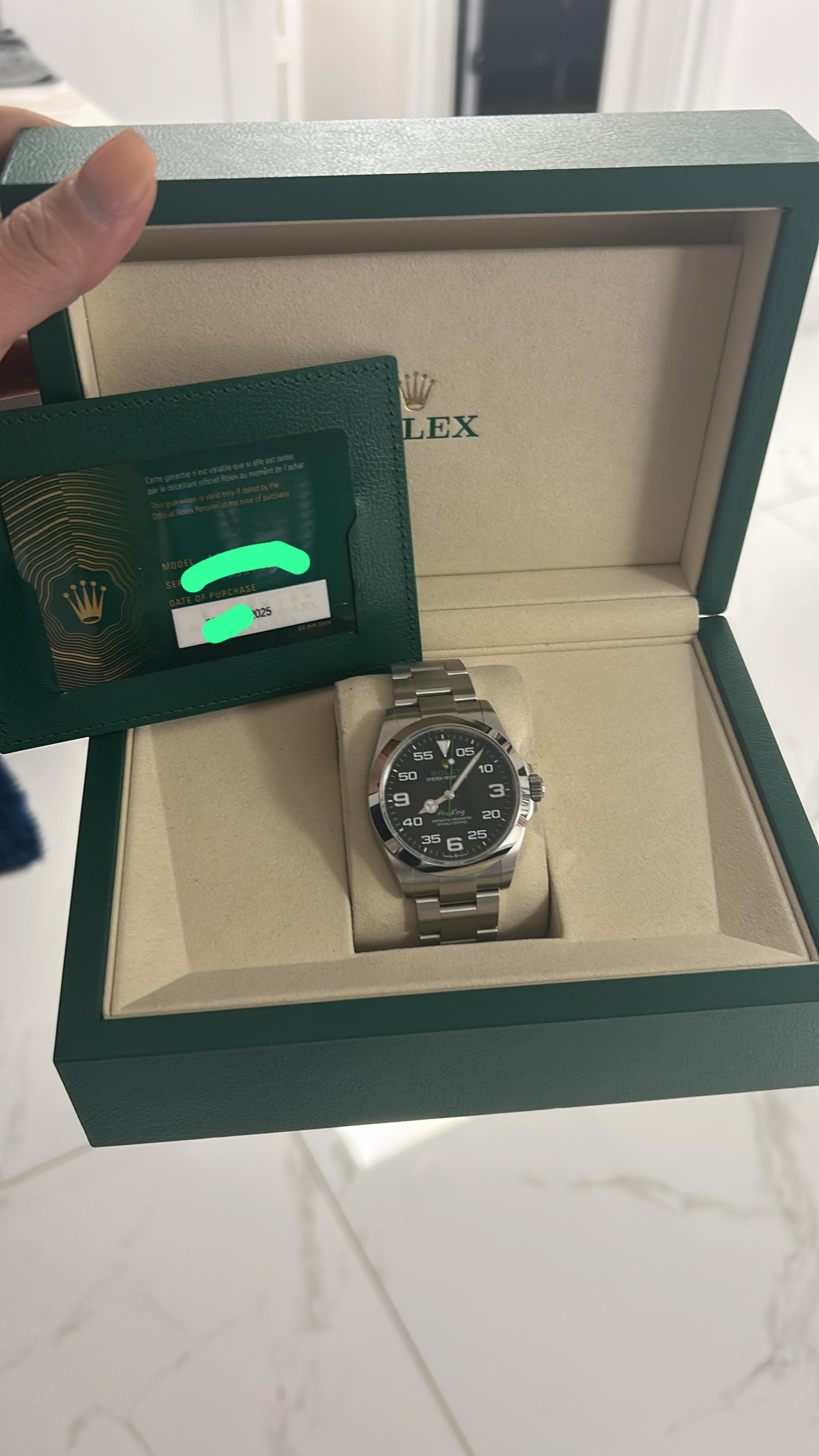 PARTE DE PAGO ROLEX AIR KING