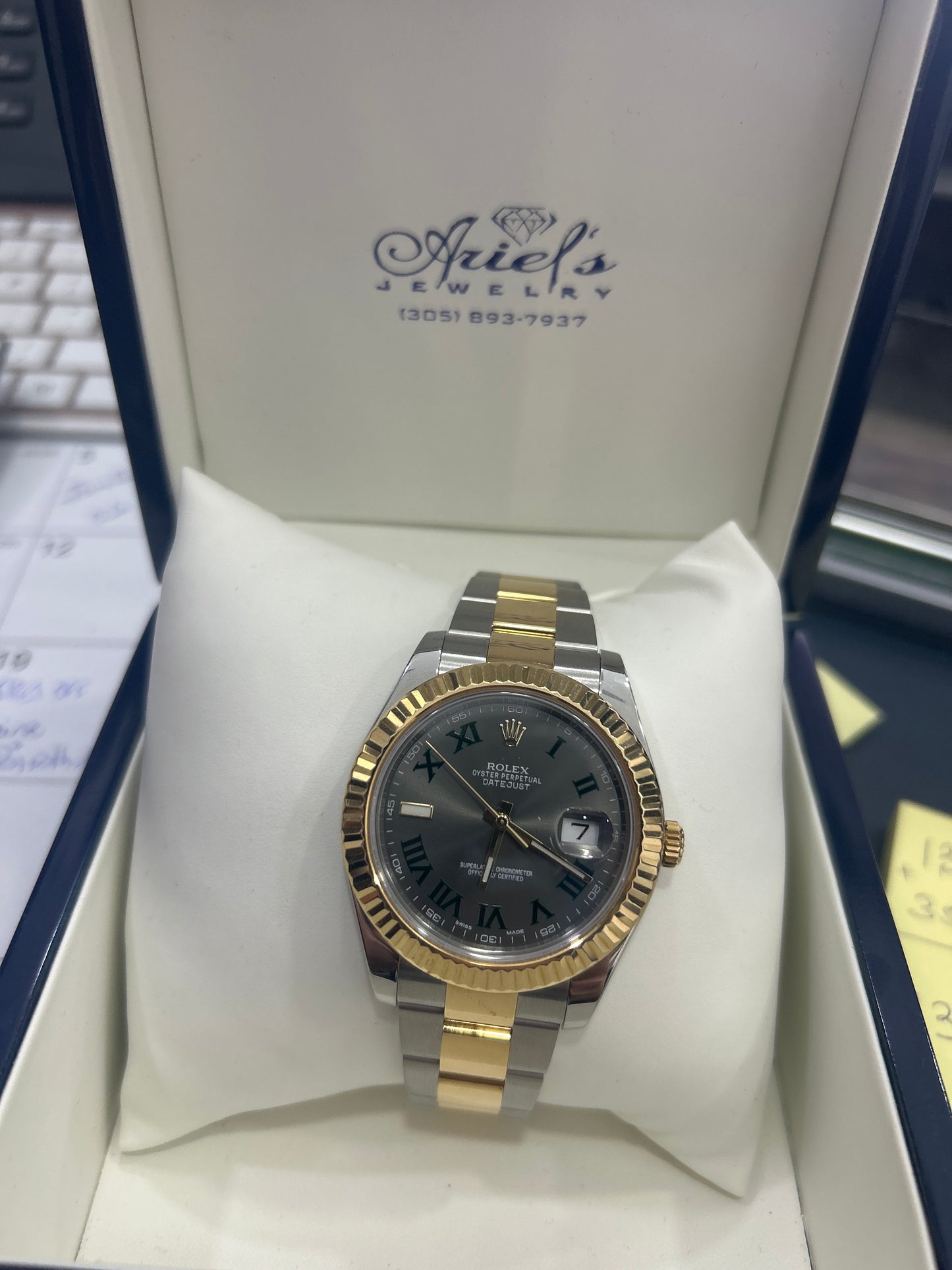 Rolex Date Just Two Tones M:116333 Parte d Pago