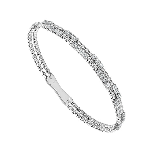 Diamond Bangle 1.50 ct tw 14k Yellow Gold