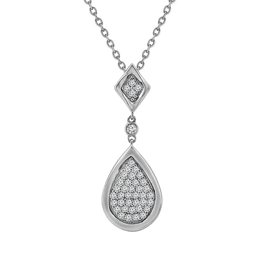 Diamond Fashion Pendant 0.17 ct tw 10k Yellow Gold