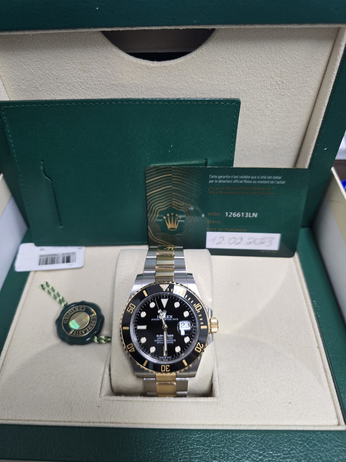 ROLEX SUBMARINO 40MM - 126613LN