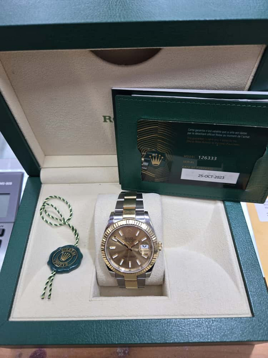 ROLEX DATE-JUST TWO-TONE 41MM- 126333