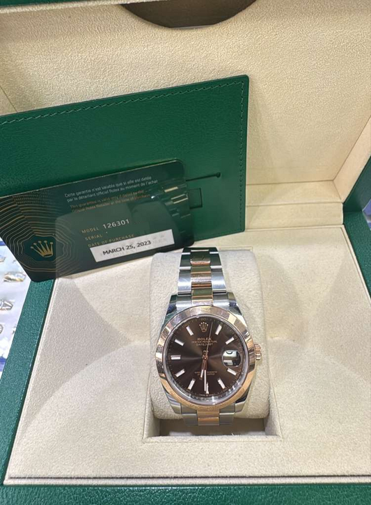 ROLEX DATE-JUST TWO-TONE 41MM - 126301
