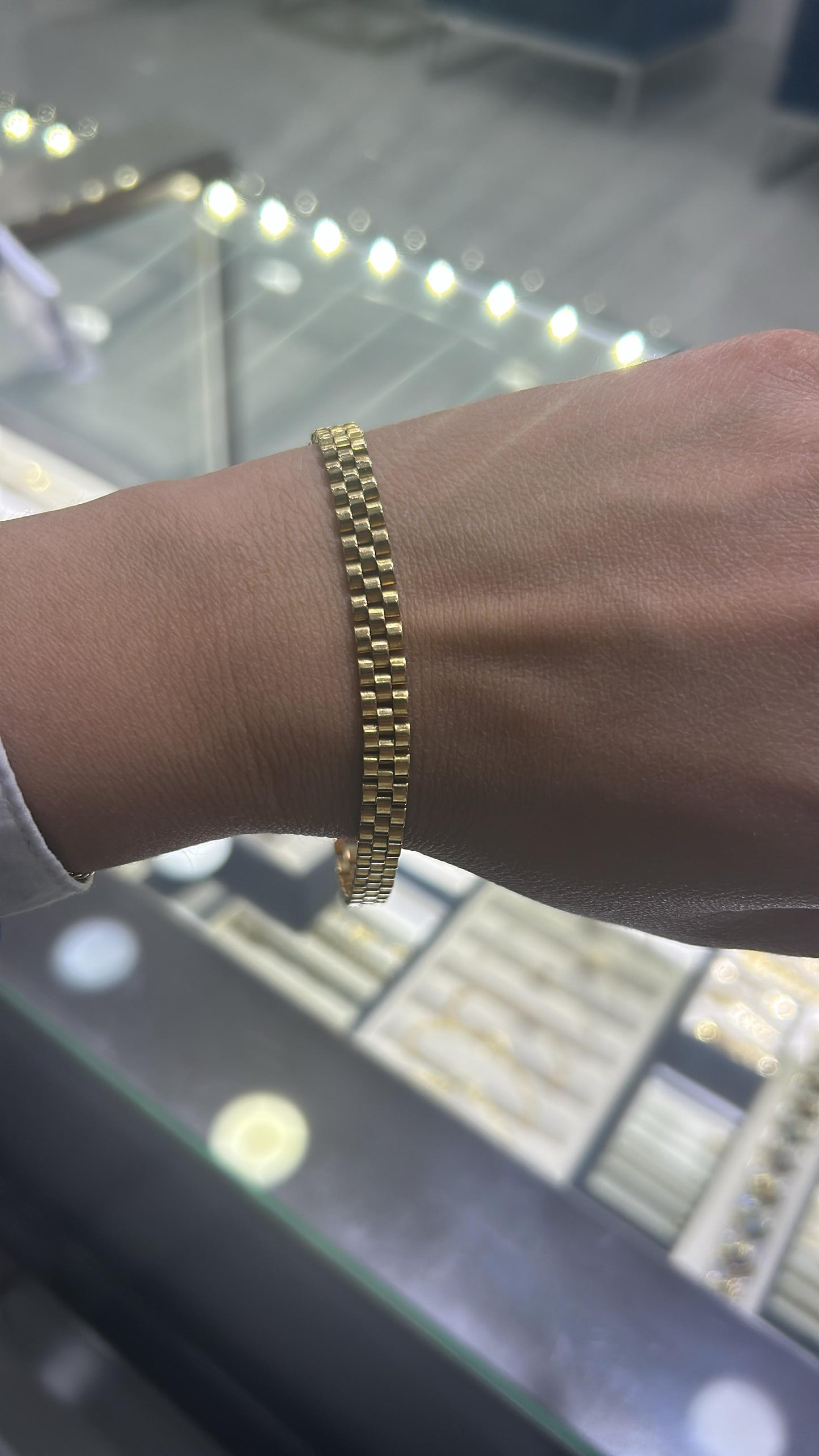 Bracelet Yellow gold 14kt 7.5’ 10.5DWT