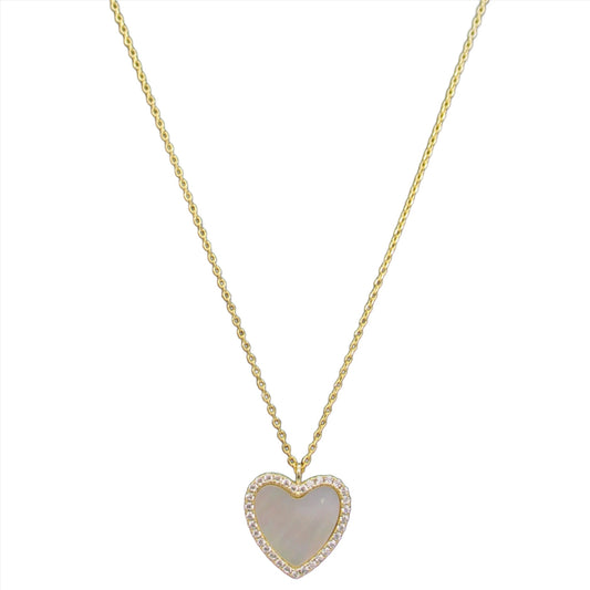 925 Sterling Silver Fashion Necklace with 14K Yellow Gold Plating