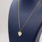 925 Sterling Silver Fashion Necklace with 14K Yellow Gold Plating