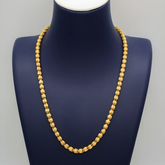 Women’s Fancy Chain Necklace In 18K Yellow Gold