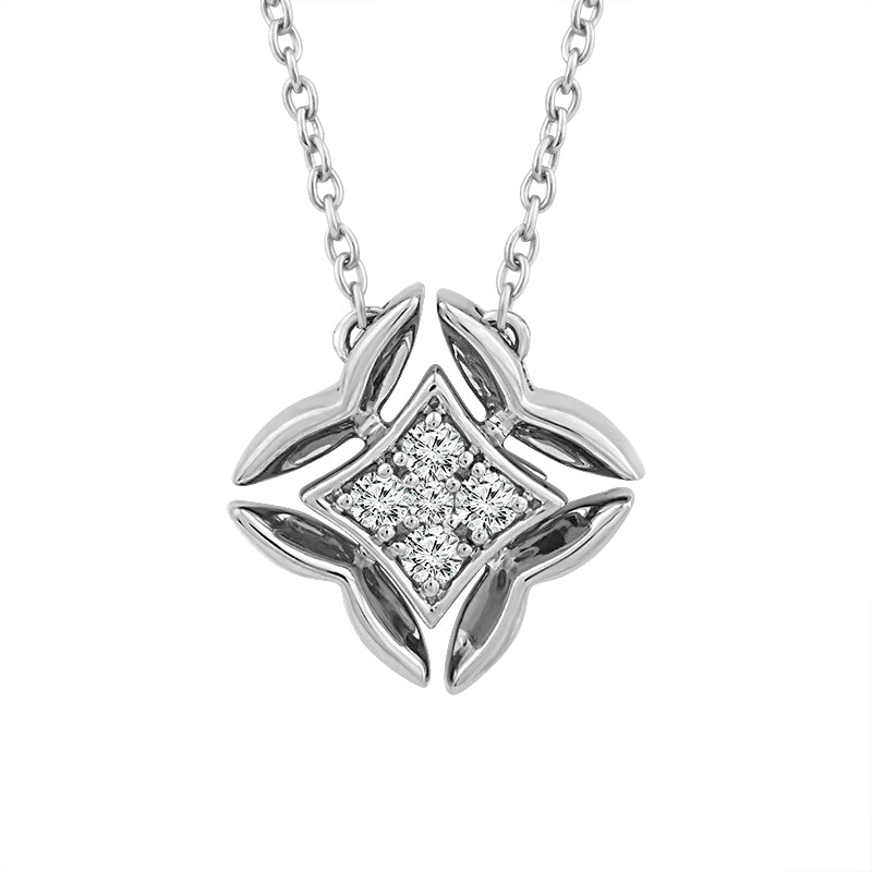 Diamond Fashion Pendant 0.05 ct tw 10k Yellow Gold