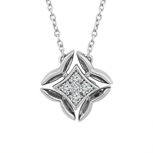 Diamond Fashion Pendant 0.05 ct tw 10k Yellow Gold