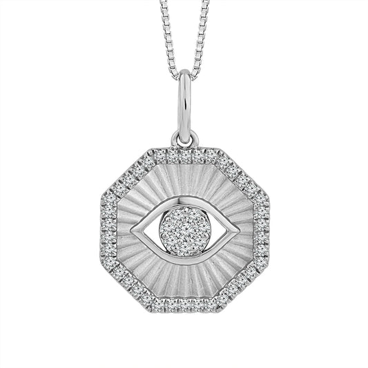 Diamond Fashion Pendant 0.20 ct tw 10k Yellow Gold