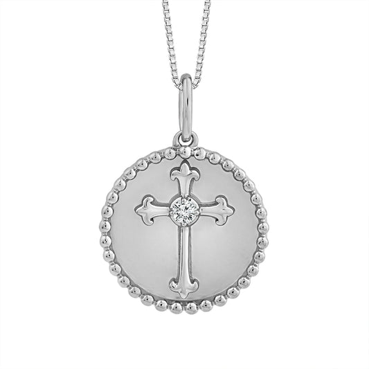 Diamond Fashion Pendant 0.03 ct tw 10k Yellow Gold