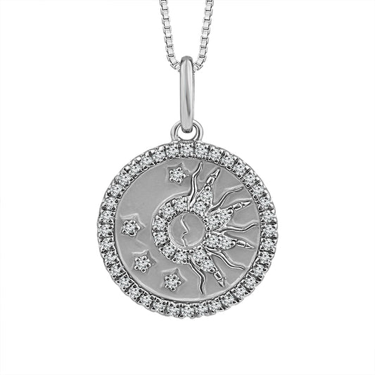 Diamond Fashion Pendant 0.20 ct tw 10k Yellow Gold