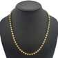14K Solid Yellow Gold Moon Cut Link Chain