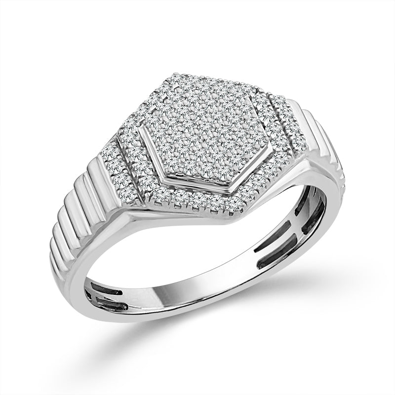 Diamond Men Ring 0.50 ct tw 10k Yellow Gold