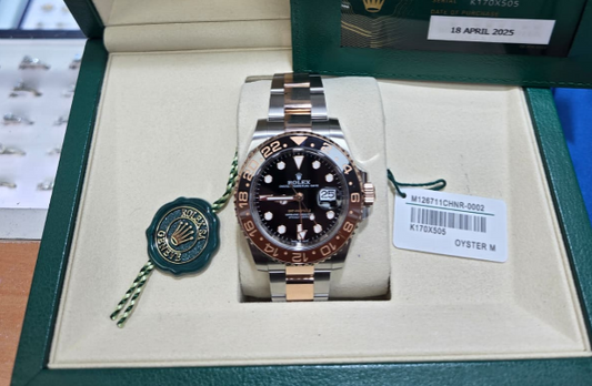 ROLEX GMT MASTER ll TWO TONE 40MM - 126711CHNR