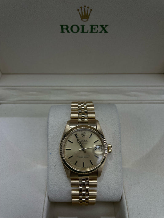 ROLEX DATEJUST 18K GOLD 29MM - 6827