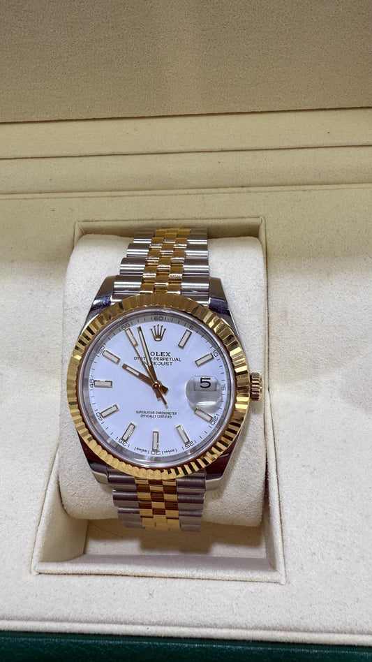 ROLEX DATEJUST TWO TONE 41MM - 126333