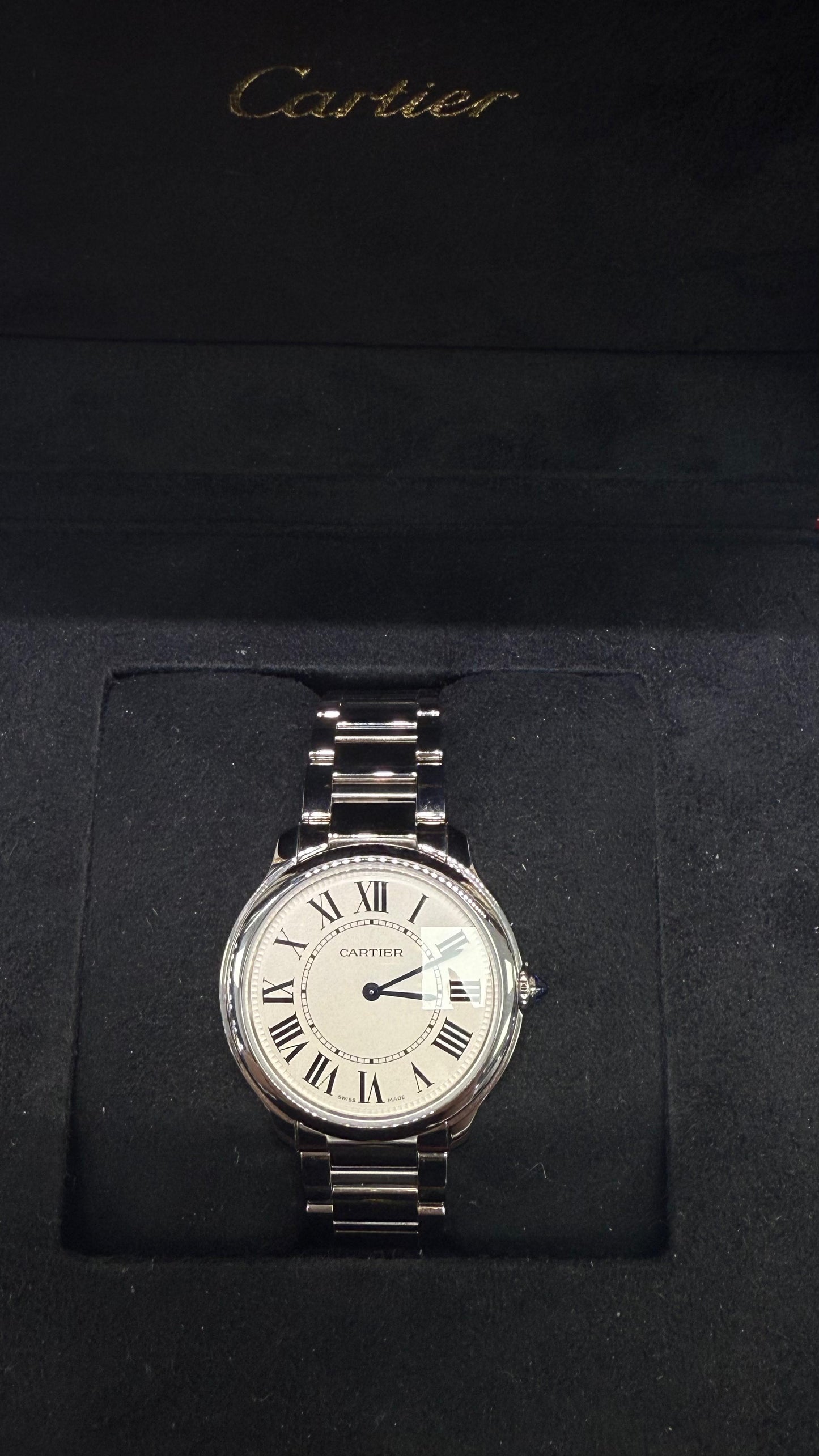 CARTIER RONDE S/STEEL 36MM - 4423