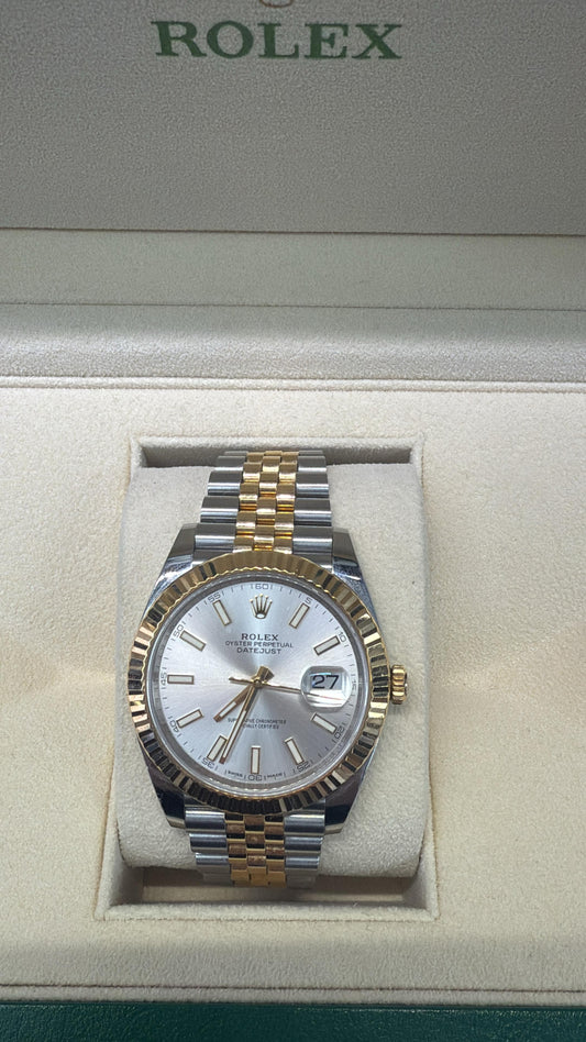 ROLEX DATE JUST TWO-TONE JUBULIE 41MM - 126333