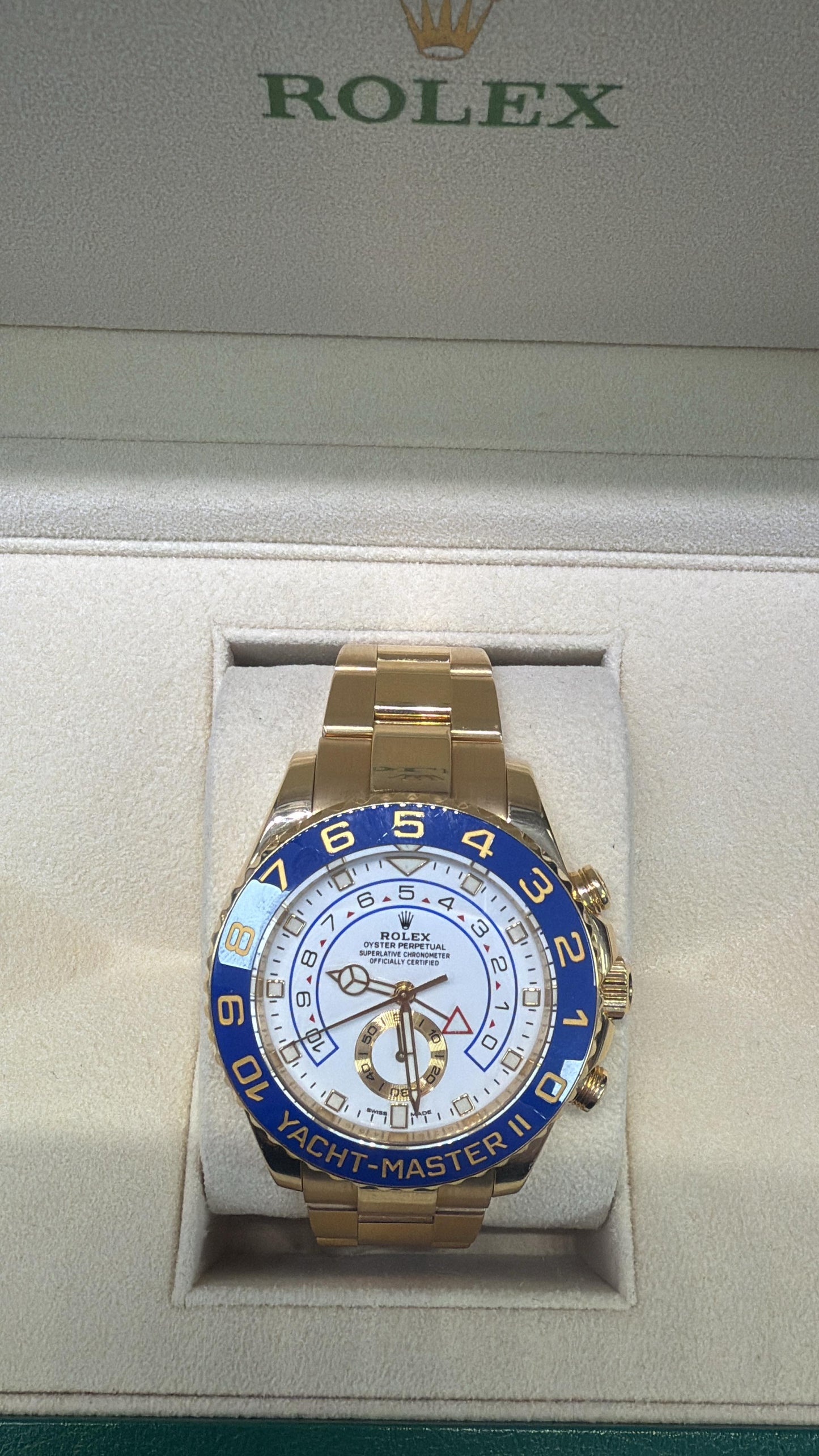 ROLEX YATCH MÁSTER II ALL GOLD 44MM - 116688