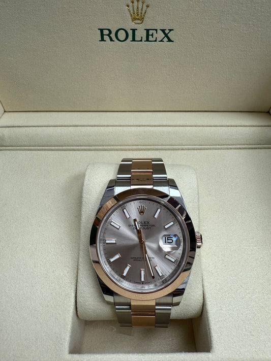 ROLEX DATE JUST ROSE GOLD 41MM- 126301