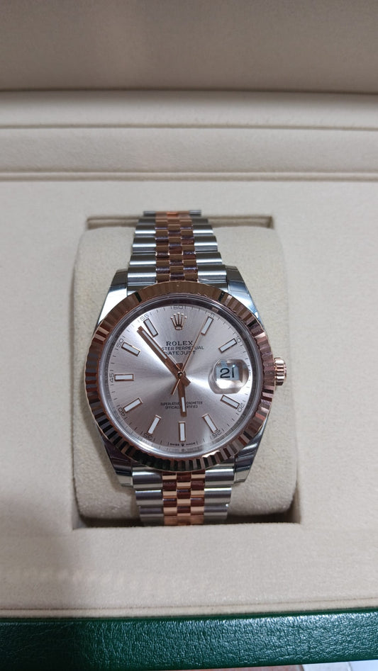 ROLEX ROSE GOLD DATE-JUST 41MM - 126331
