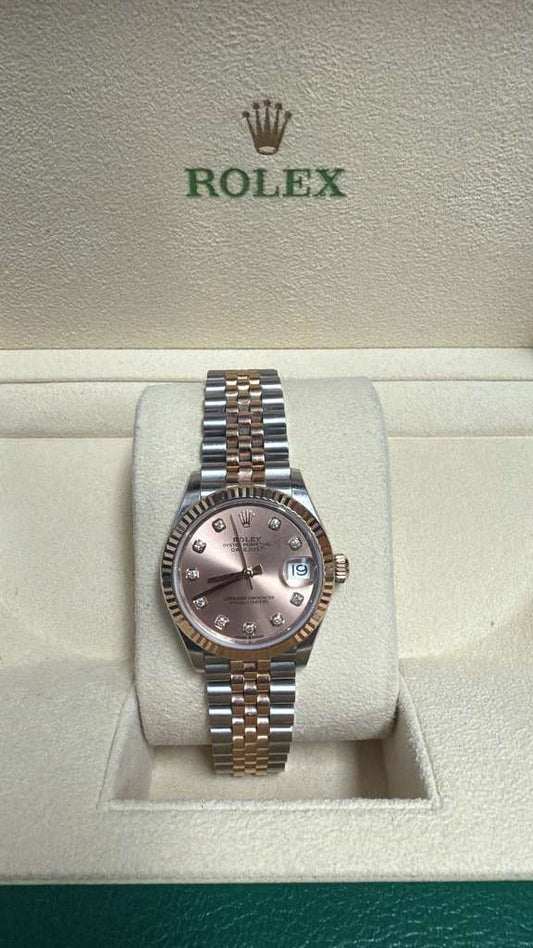 ROLEX DATE-JUST ROSE-GOLD 34MM - 278271