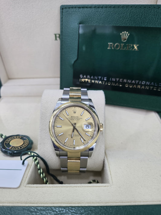 ROLEX DATE-JUST TWO-TONE 36MM - 126203