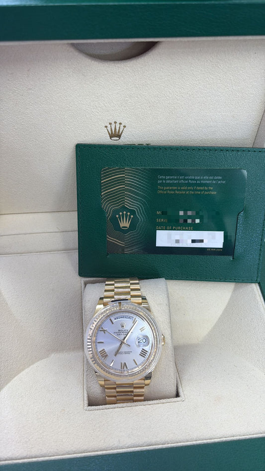 ROLEX DAY-DATE CHAMPAGNE-PLATED 40MM - 228238
