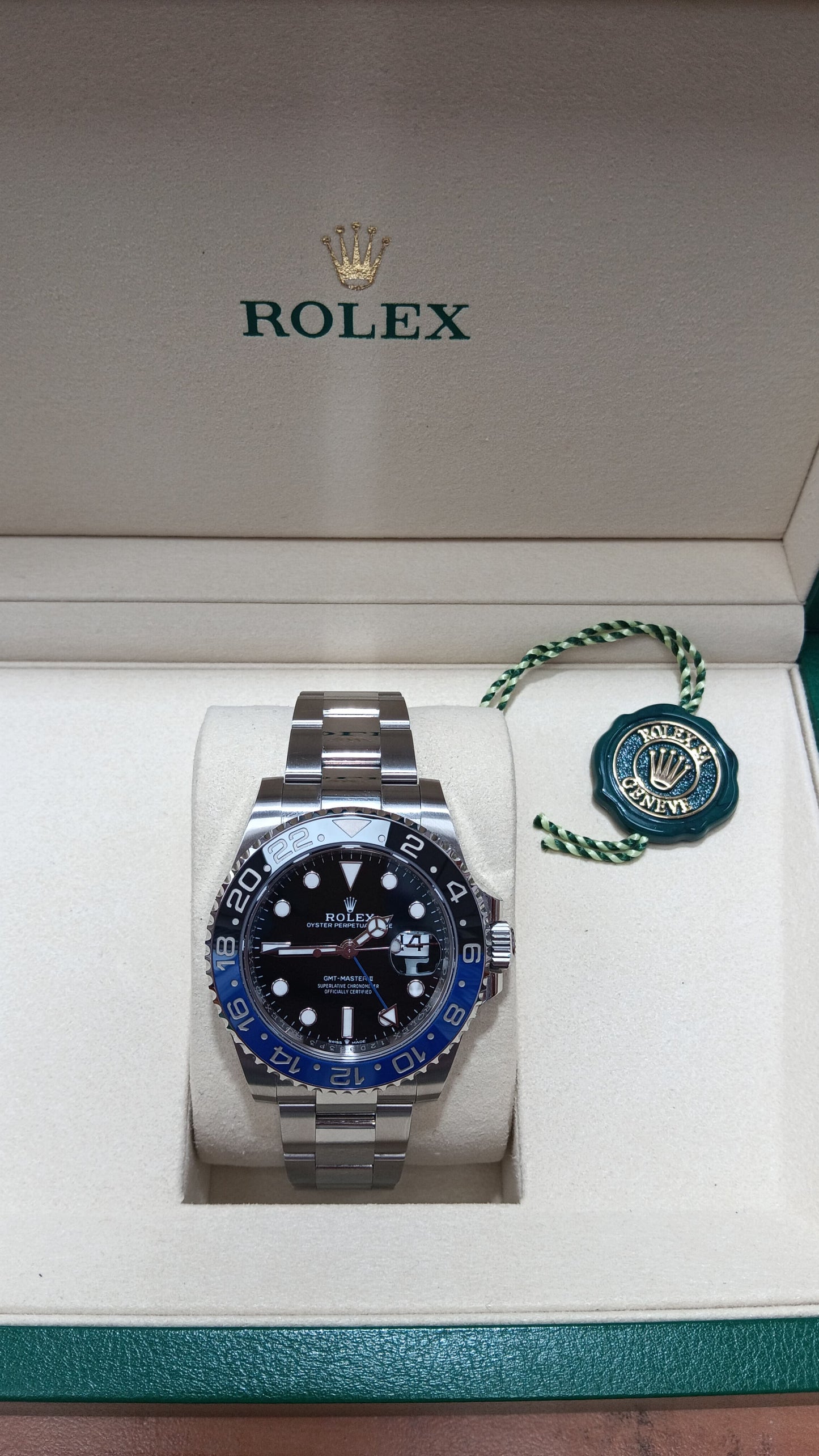 ROLEX GMT-MASTER II S/STEEL 41MM - 126710BLNR