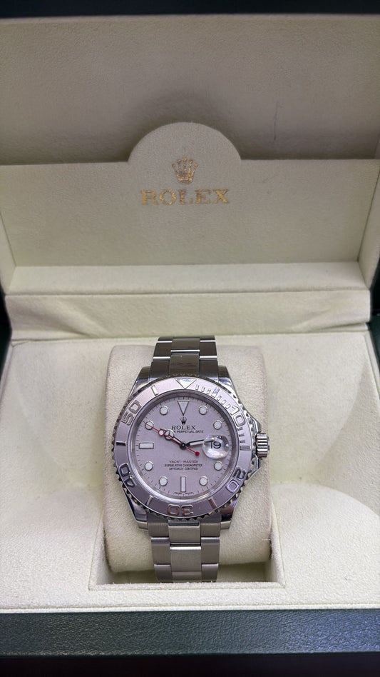 ROLEX YACHT-MASTER  S/STEEL GRAY-FACE 40MM