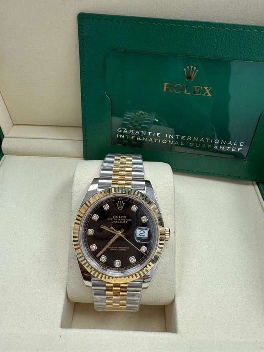 ROLEX DATE-JUST TWO-TONE YELLOW-GOLD 40MM - 126333
