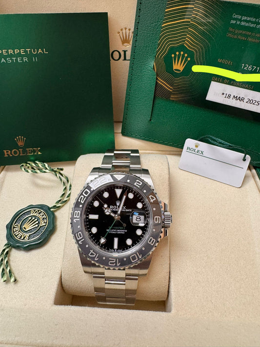 ROLEX GMT-MASTER II 40MM- 126710GRNR