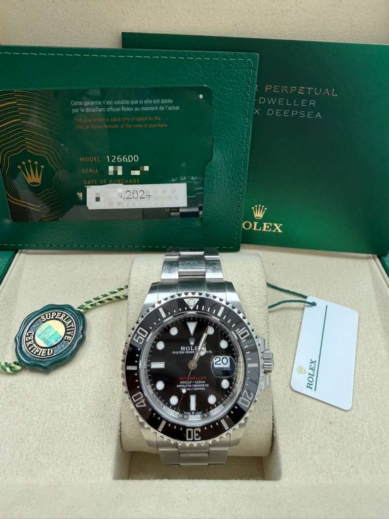 ROLEX SEA-DWELLER ST/STEEL-43MM-126600