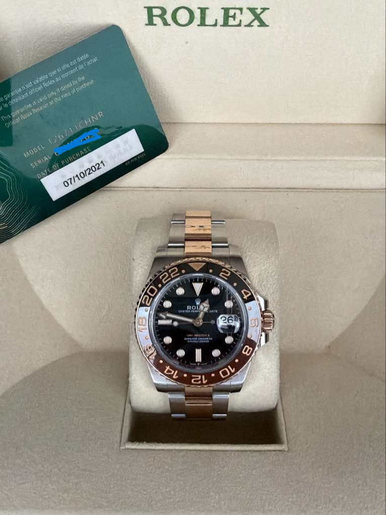 ROLEX GMT-MATSER II-40MM-126711CHNR