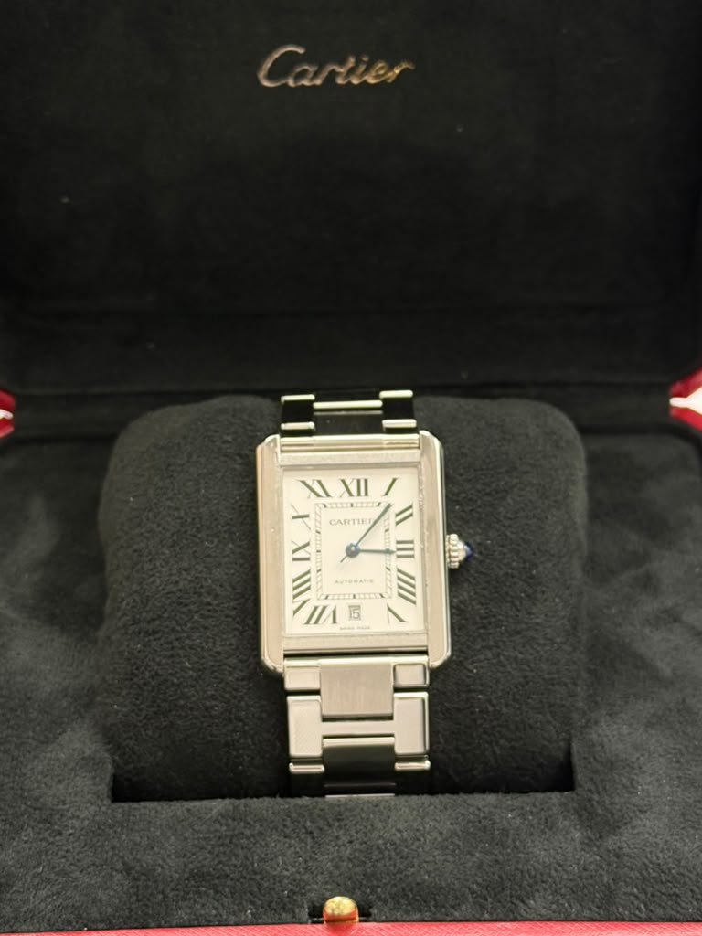 CARTIER TANK-ST/STEEL L-504123WX