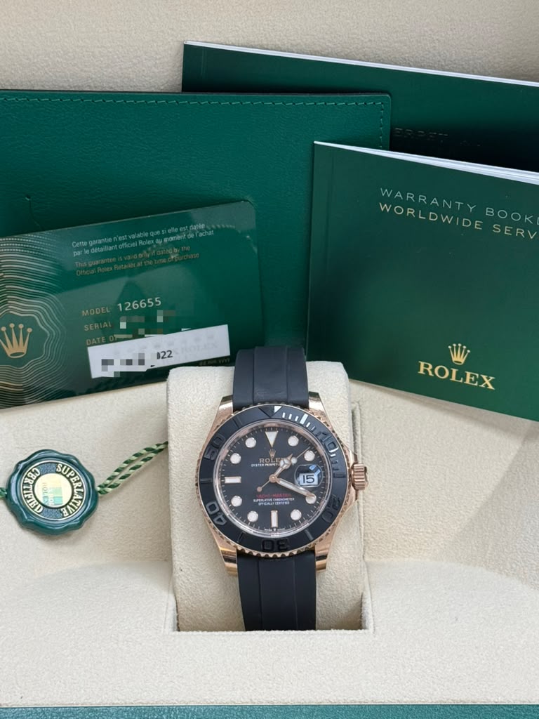 ROLEX YACHT-MASTER ROSE-GOLD 40MM-126665