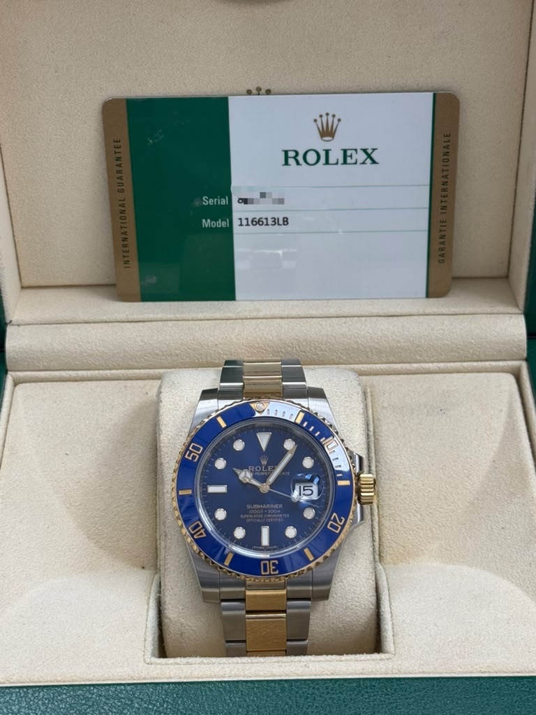 ROLEX SUBMARINER TWO-TONE 40MM-116613LB