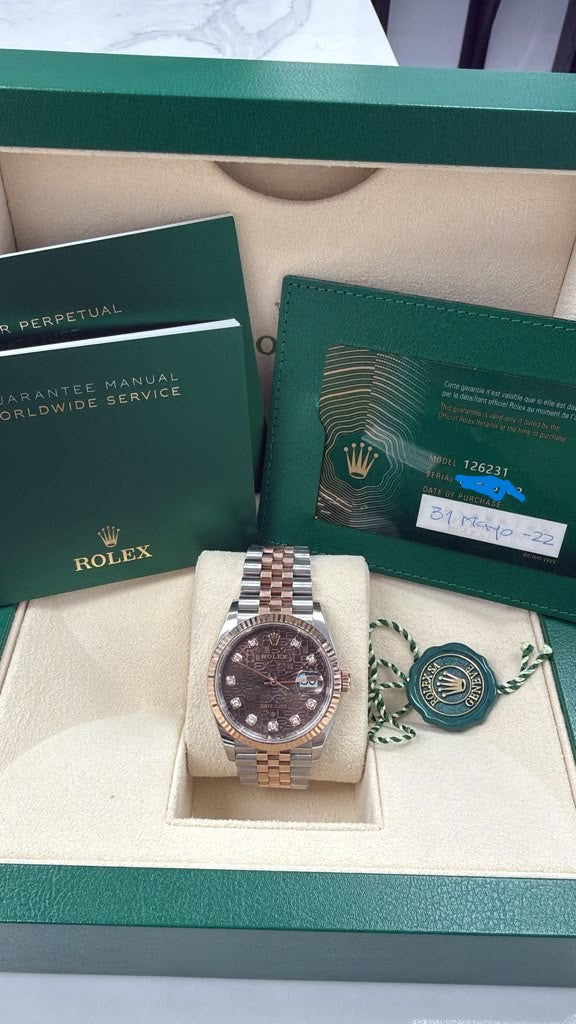 ROLEX DATE-JUST TWO-TONE 36MM-126231