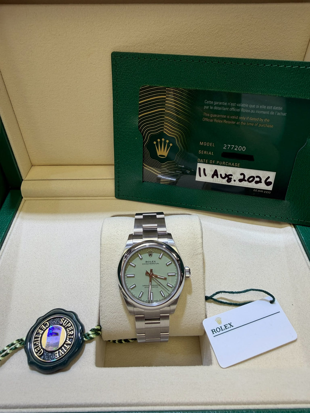 ROLEX OYSTER-PREPETUAL 31MM-277200