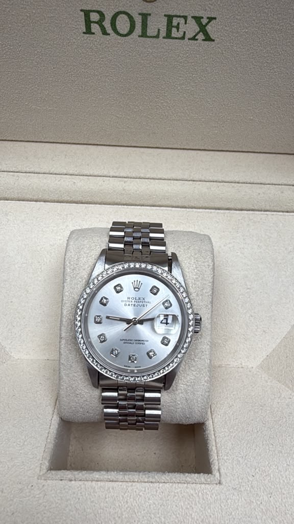 ROLEX DATE-JUST ST/STEEL JUBILEE-36MM-16233