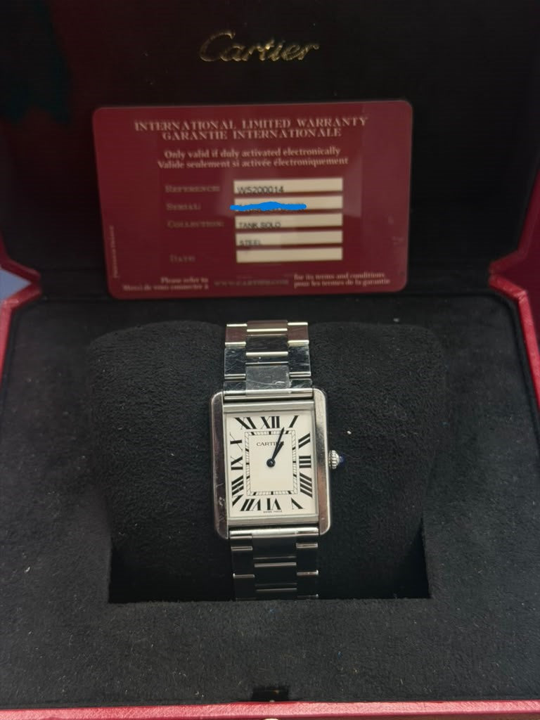 CARTIER TANK-SOLO MEDIUM
