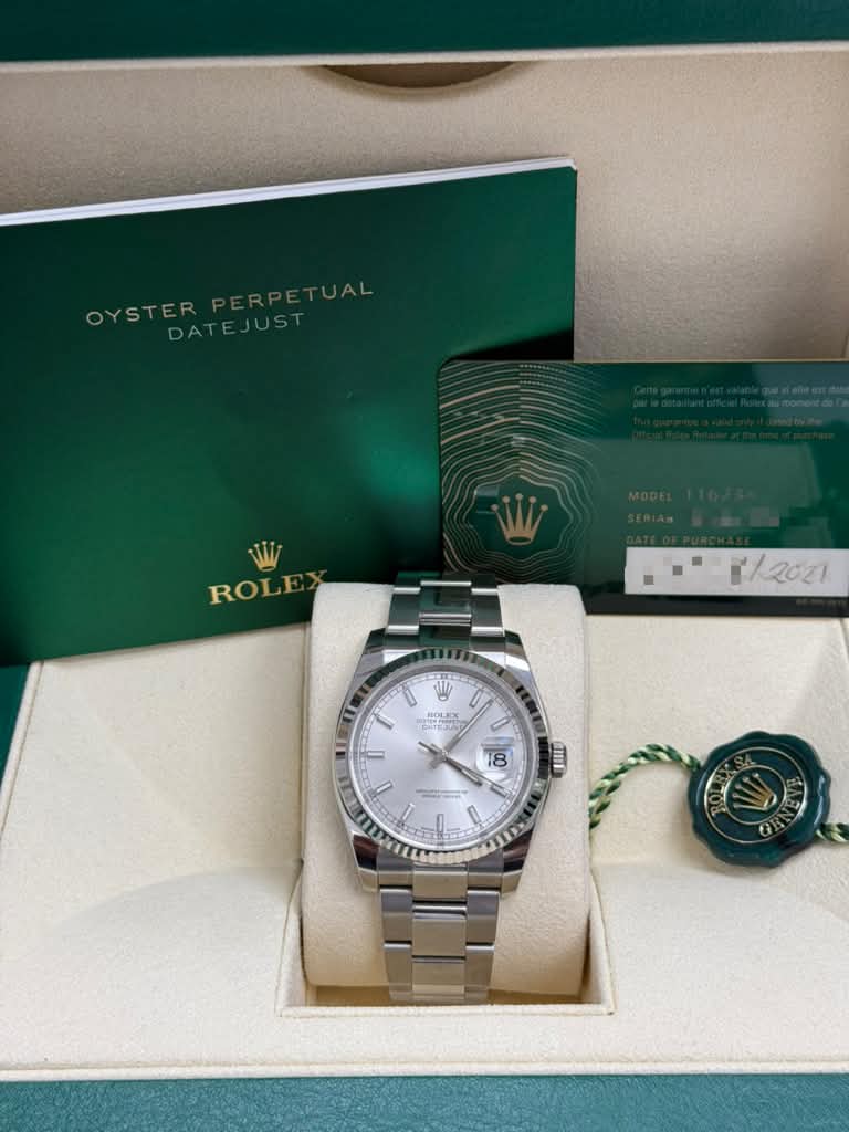 ROLEX DATE-JUST ST/STEEL 36MM-116234
