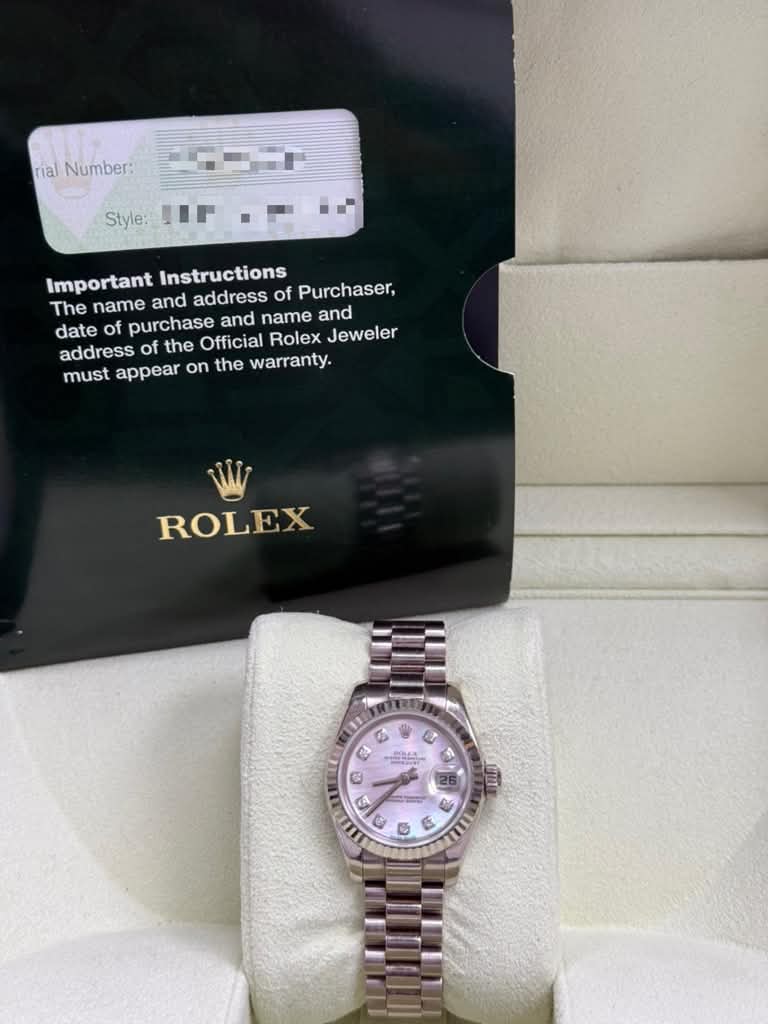 ROLEX DATE-JUST MADRE-PERLA 26MM-179179