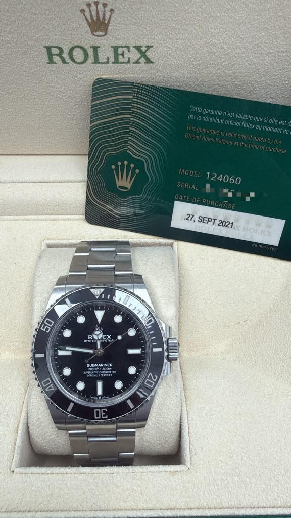 ROLEX SUBMARINER-ST/STEEL 41MM-124060