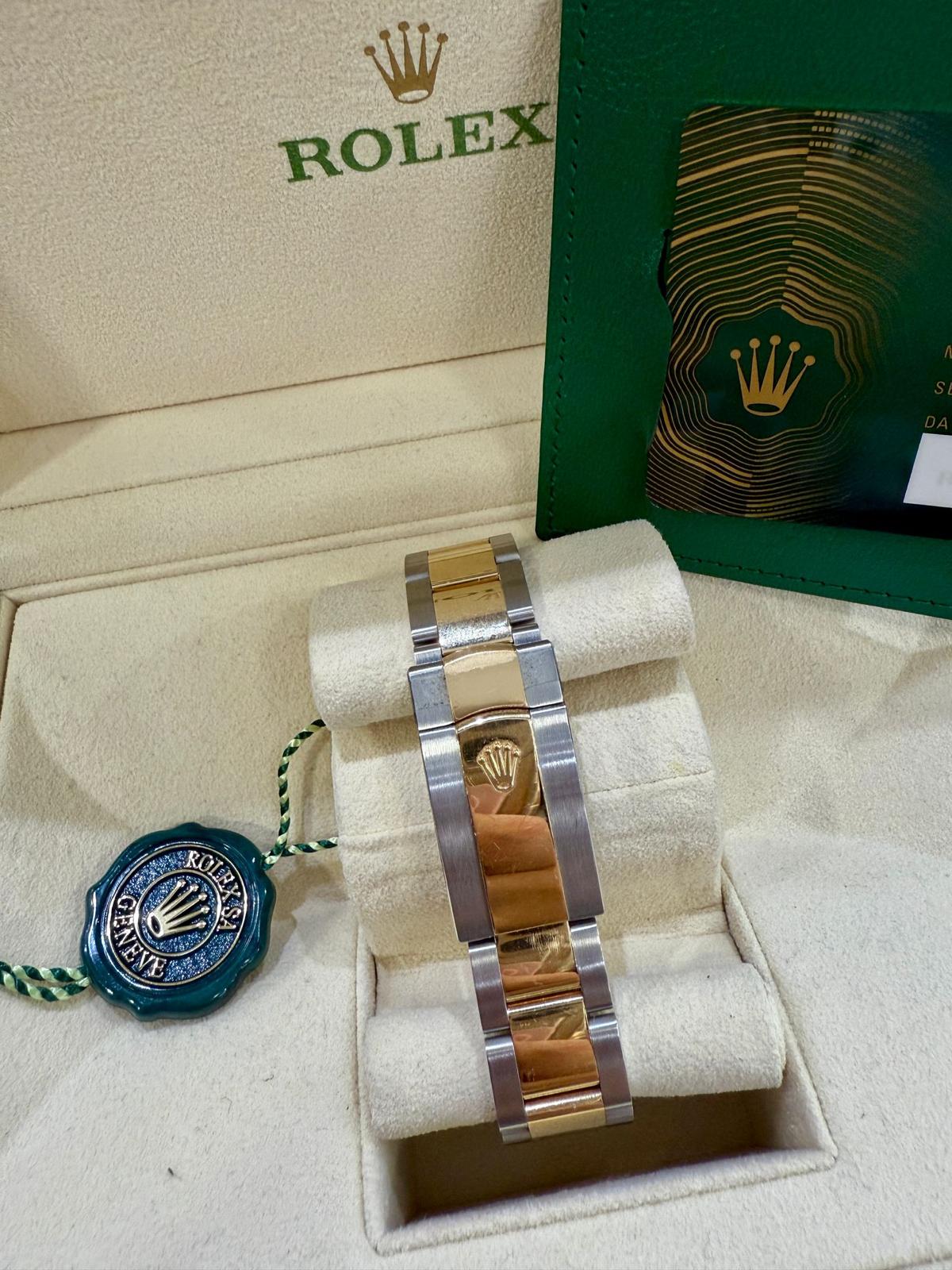 ROLEX DATEJUST TWO TONE CARA DORADA 40MM - 126333