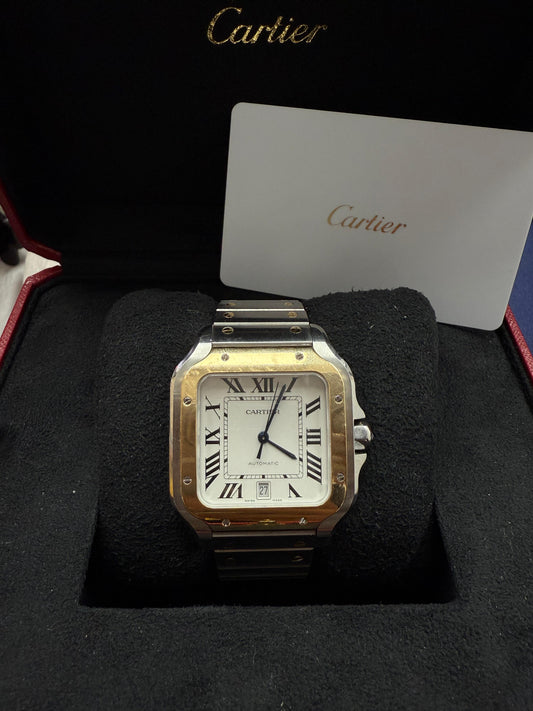 CARTIER SANTOS LARGE TWO-TONE 40MM - W2SA0009