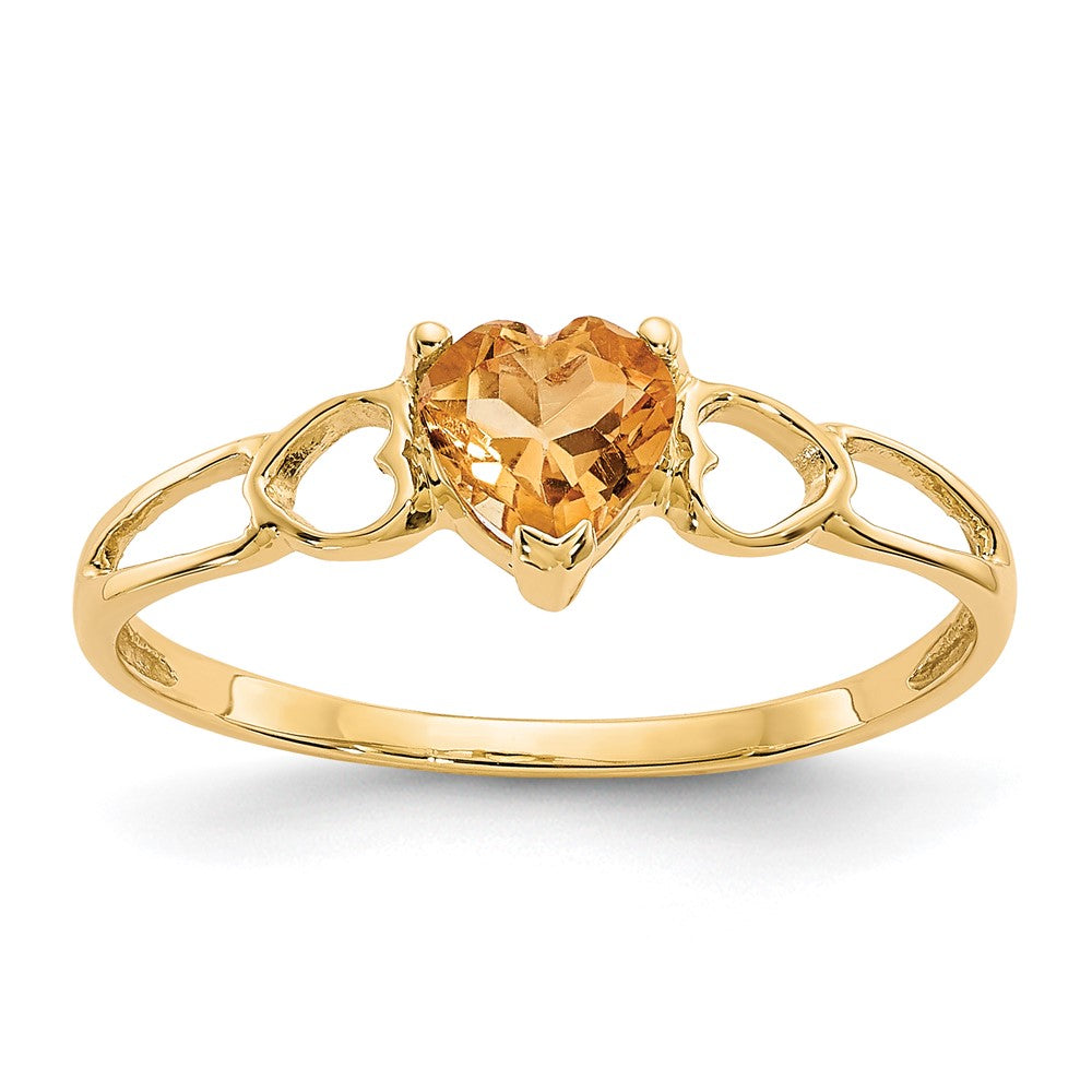 14k Citrine Birthstone Ring – Ariel's Jewelry - Main Image