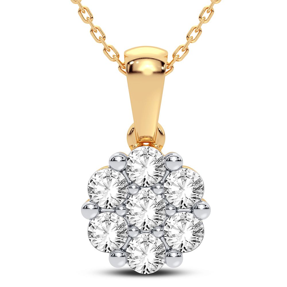Colgante de diamantes de 14 quilates y 1,00 quilates